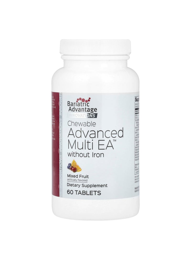 Chewable Advanced Multi EA without Iron, Mixed Fruit, 60 Tablets