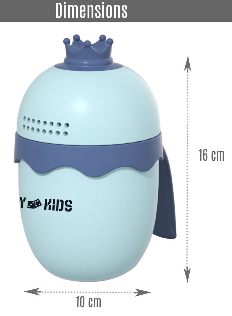 Eazy Kids Royal Baby Head Shampoo Wash Rinse Shower Mug - Blue, 500Ml  - Image 5
