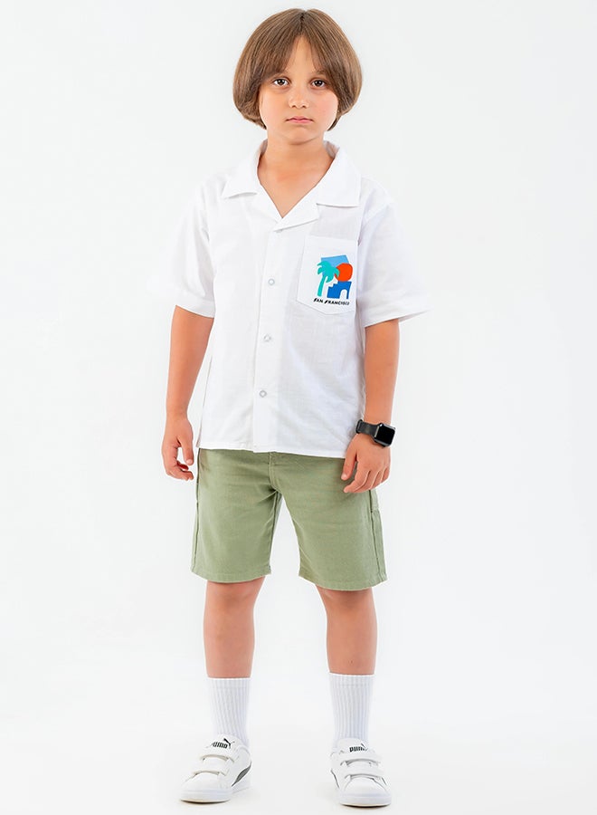 CN Jeans wear Kids Boys Summery Gabardine Shorts - Image 1