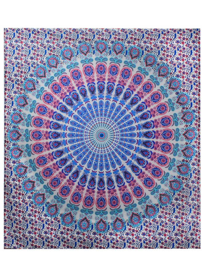 Hendi Mandala Bohemian Mandala Printed Wall Tapestry – Colorful Hippie Art Décor – Lightweight Polyester –  Bedroom, Living Room, Dorm Decoration - Image 2