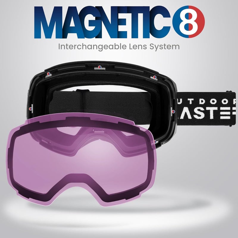 OutdoorMaster Ski Goggles PRO Replacement Lens - 20+ Choices - Image 2