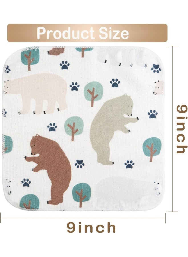 Softan Baby Washcloths, 24Pack Baby Wash Cloths Extra Soft & Ultra Absorbent - Image 4