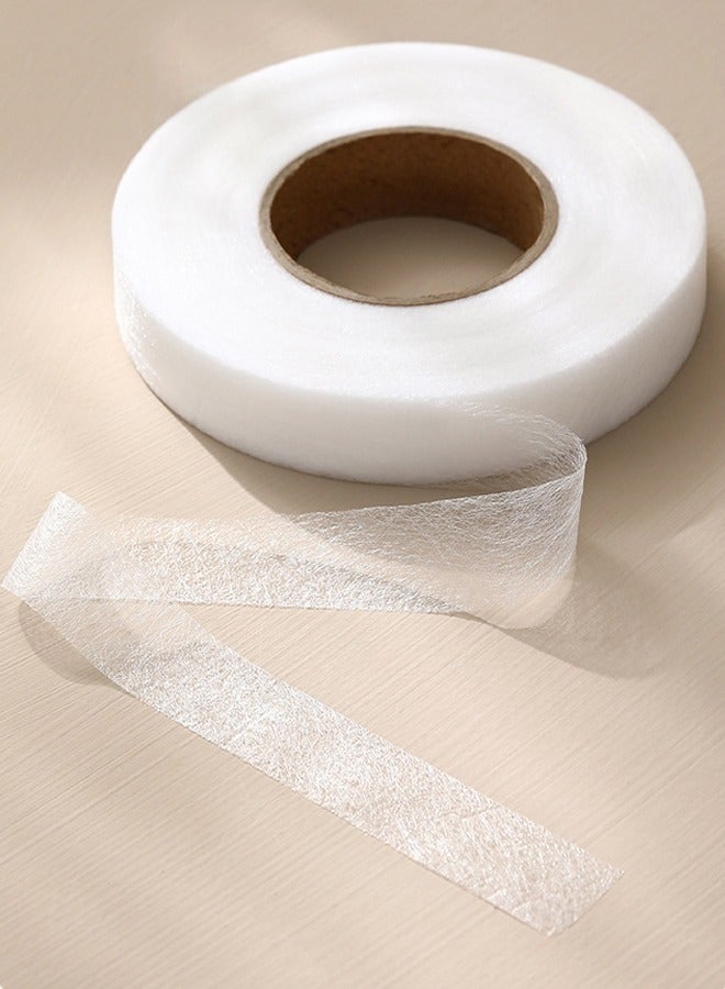 Fasola 2-Roll Double Sticky Iron-On Fabric Tape Iron-On Fabric Tape Duty Fusible Adhesive Hemming Strip to Repair Curtains Clothes Pants Pillow Case  - Image 5