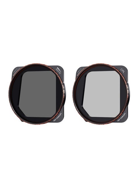 For DJI Mavic 3 / Mavic 3 Cine K&F Concept SKU.1889 2 in 1 Variable ND2-ND32 and CPL Filter Kit