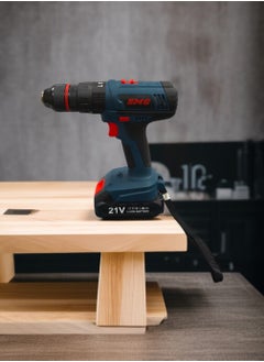 SMG SMG Cordless Drill – 21V Max Power Drill, Impact Driver, Combi Drill Kit with 2 x 2000mAh Li-Ion Battery  - Image 2