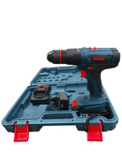 SMG SMG Cordless Drill – 21V Max Power Drill, Impact Driver, Combi Drill Kit with 2 x 2000mAh Li-Ion Battery  - Image 5
