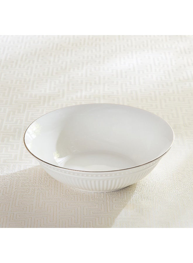 Home Box Embossed Gold Line Serving Bowl - 22.5 cm - Image 2