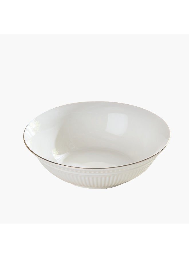 Home Box Embossed Gold Line Serving Bowl - 22.5 cm - Image 5