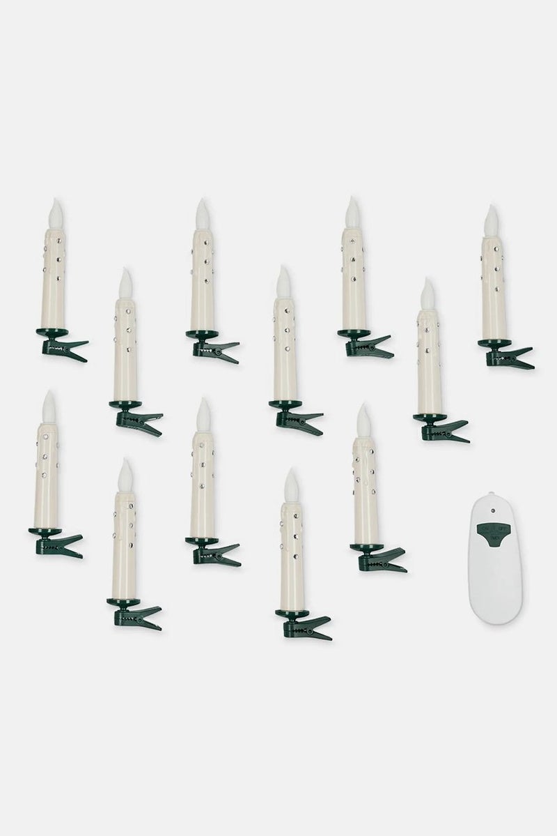 Tchibo 12 Pieces LED Candles 11 cm, White  - Image 3