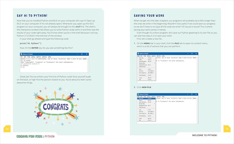 Rockridge Press Coding for Kids: Python: Learn to Code with 50 Awesome Games and Activities - Image 2