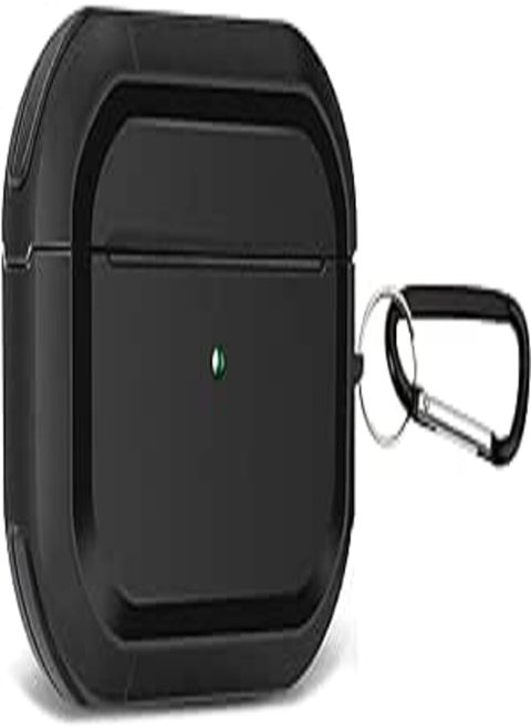 Yonk Compatible Airpods Pro 2Nd Generation Case Cover With Lock, Black, Yonk888