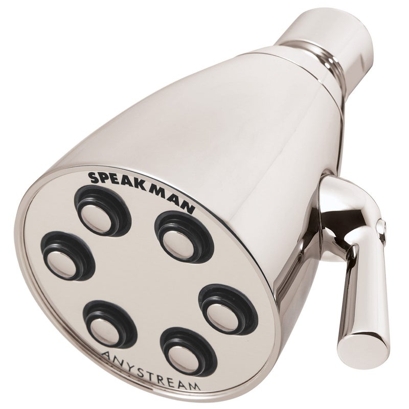 Speakman S2252PNE2 Signature Brass Icon Anystream Adjustable Shower Head Polished Nickel