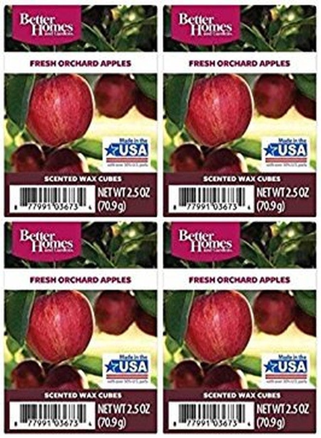 مكعبات شمعية برائحة التفاح الطازج من بيتر هومز آند جاردنز - عبوة من 4 قطع