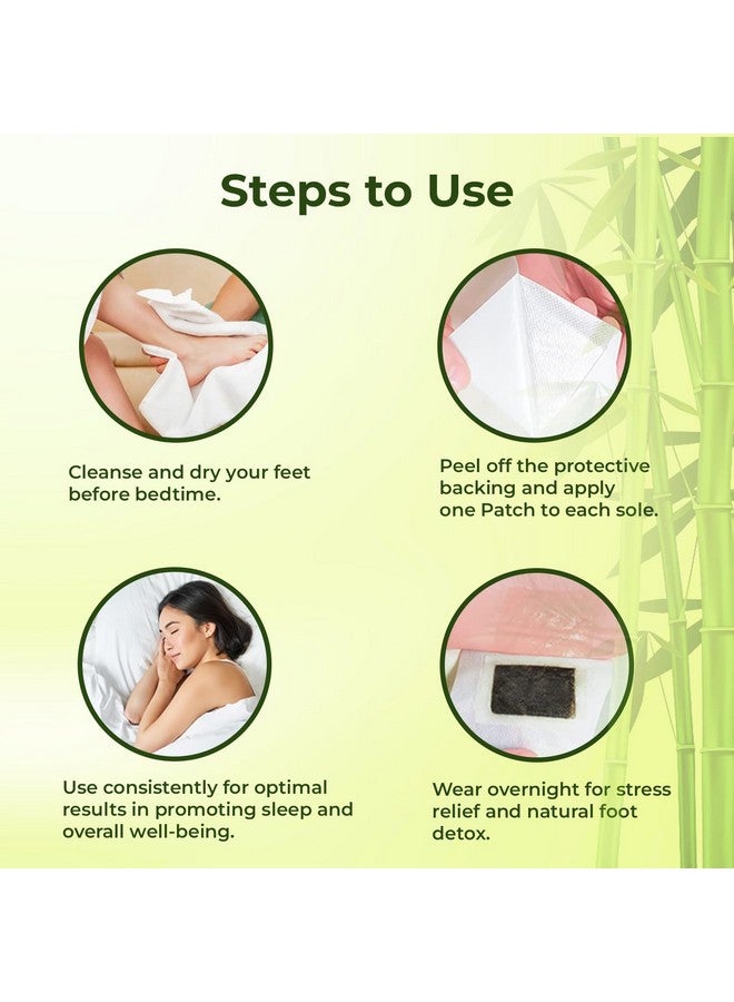 ABELIA Tox-Free Premium Detox Patches - Pain-Free Pads For Natural Ingredients Foot & Body Cleansing (Set Of 2, 20 Patches) - Image 4