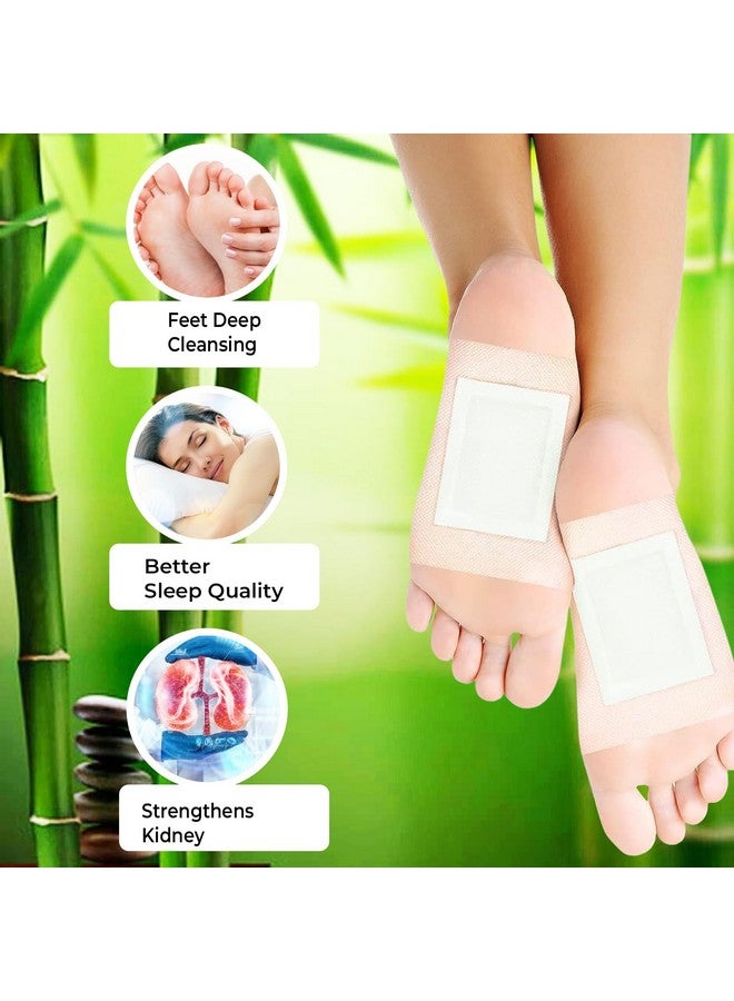 ABELIA Tox-Free Premium Detox Patches - Pain-Free Pads For Natural Ingredients Foot & Body Cleansing (Set Of 2, 20 Patches) - Image 3
