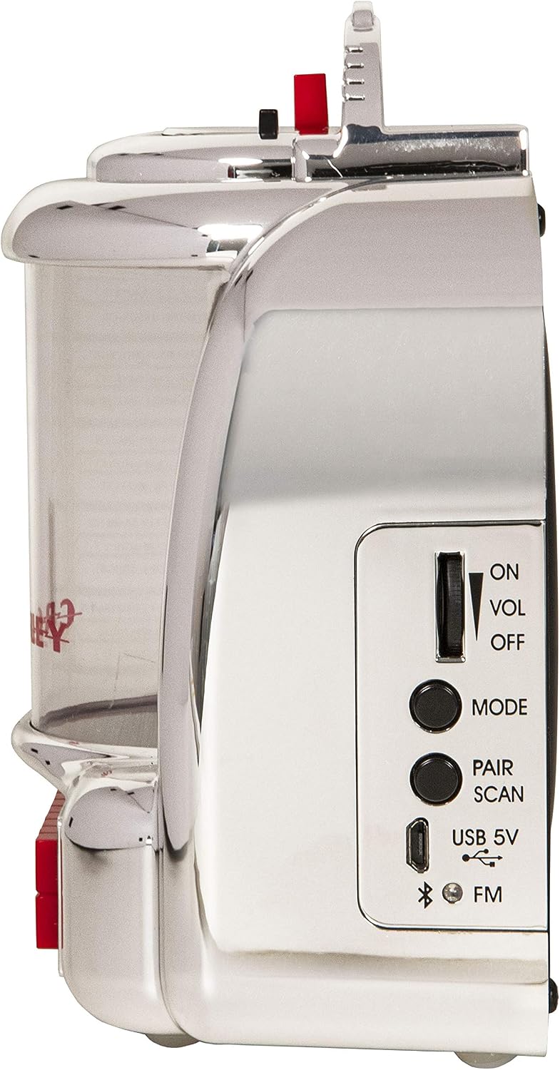 Crosley Diner Jukebox Tabletop Radio - Silver with Bluetooth and FM Radio - Image 5
