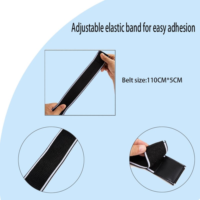 Generic Insulin Pump Belt Breathable Diabetic Running Belt Holder Adjustable Insulin Pump Pouch Accessories Diabetic Band Supplies for Men and Women Black - Image 3