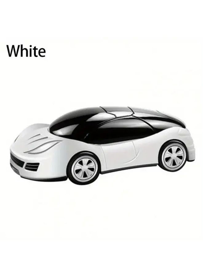 White Car Phone Holder Foldable Dashboard Mount 360 Rotation Universal Car Accessory - Image 4