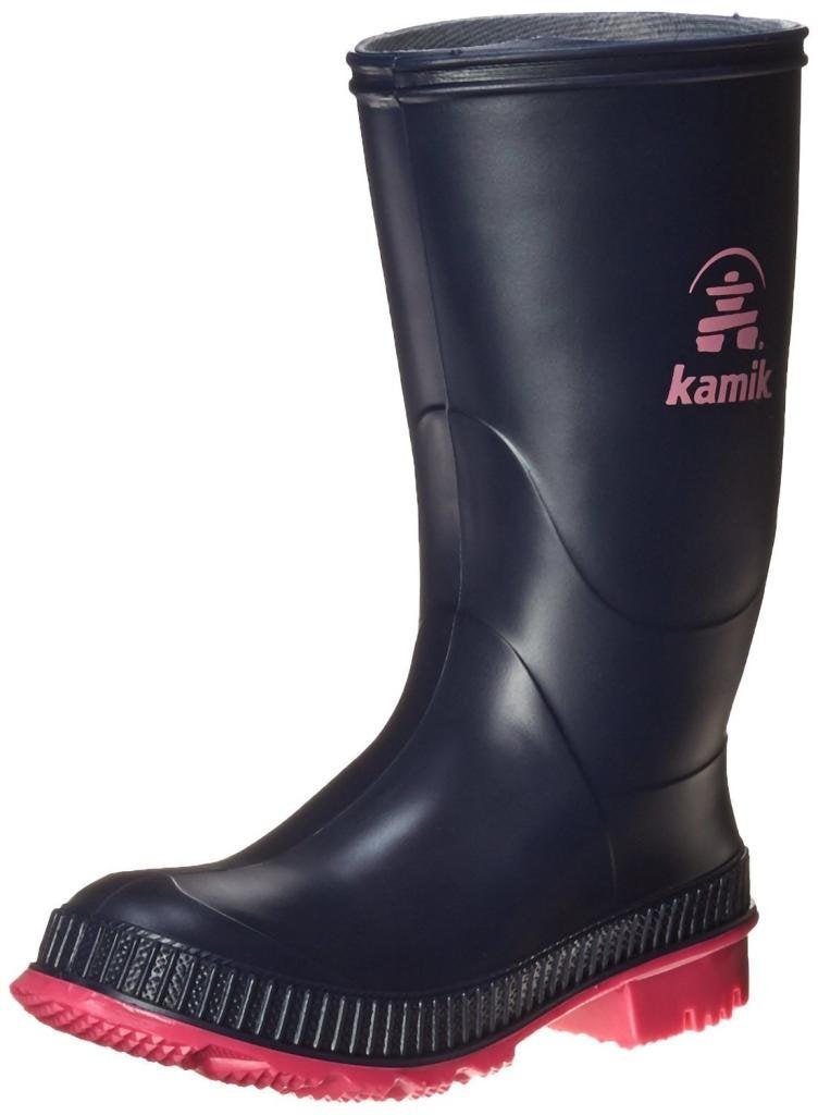 Kamik Kids Stomp Waterproof Rain Boots,Navy/Black,11 - Image 5