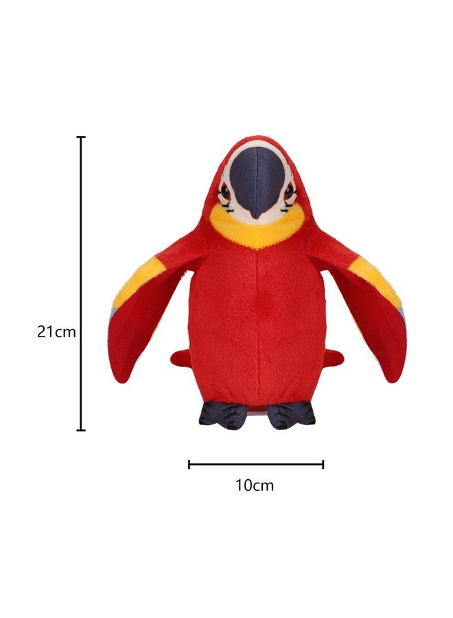 Holiberty Talking Macaw Parrot Repeat What You Say Stuffed Animal Plush Toy Electronic Record Animated Bird Shake Wings Speaking Parrot Pet Plush Interactive Toys for Kids Boys Girls Christmas Birthday Gift - Image 5