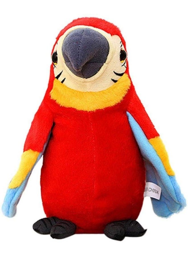 Holiberty Talking Macaw Parrot Repeat What You Say Stuffed Animal Plush Toy Electronic Record Animated Bird Shake Wings Speaking Parrot Pet Plush Interactive Toys for Kids Boys Girls Christmas Birthday Gift - Image 2