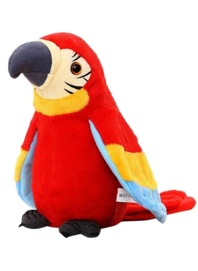 Holiberty Talking Macaw Parrot Repeat What You Say Stuffed Animal Plush Toy Electronic Record Animated Bird Shake Wings Speaking Parrot Pet Plush Interactive Toys for Kids Boys Girls Christmas Birthday Gift - Image 1