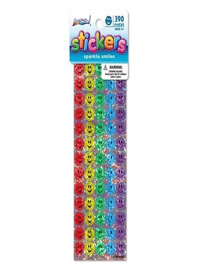 ArtSkills Assorted Stickers for Kids, Sparkle Smiles, 390 Count - Image 1
