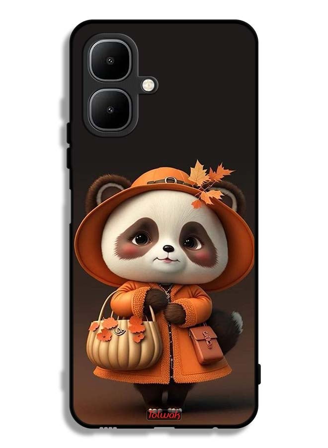 Tolwak Tecno Pop 10 Protective Case Cover Cute Panda Lady Style