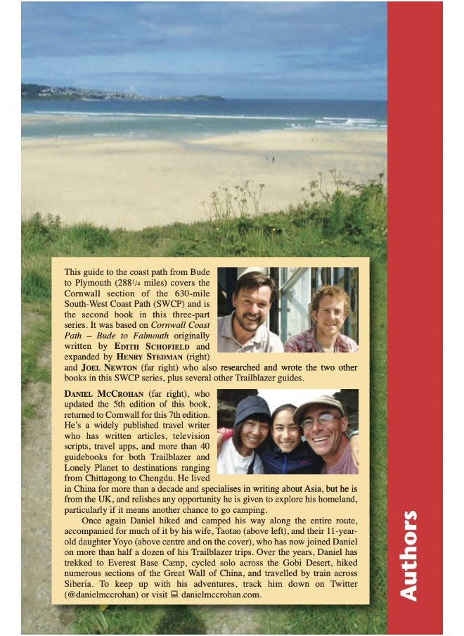 Cornwall Coast Path (South-West Coast Path Part 2) Bude to Plymouth (Trailblazer British Walking Guides): 142 Large-Scale Walking Maps & Guides to 81 ... - Planning, Places to Stay, Places to Eat