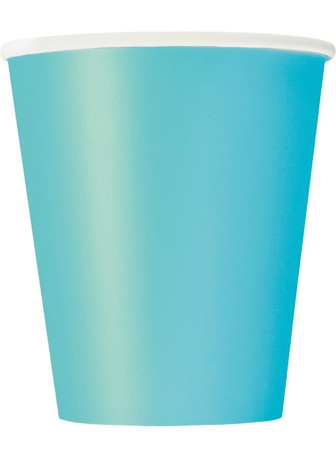 Unique 14 Terrific Teal 9Oz Cups - Image 1