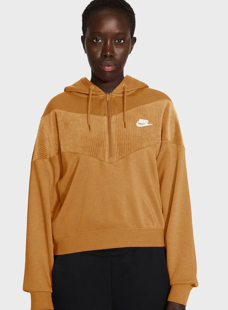 Nike NSW Heritage Velour Hoodie
