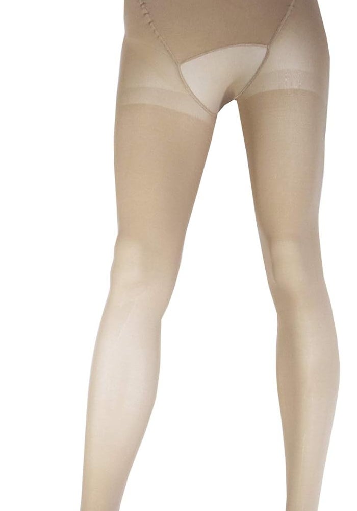 Truform 1757 Maternity Pantyhose with 20-30 mmHg Compression in Beige, X-Tall Size - Image 3