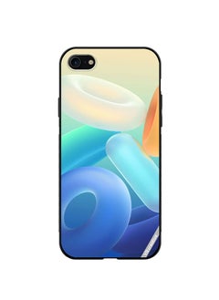 Protective Case Cover For Apple iPhone 7/8/SE 2020 Rings Design Multicolour