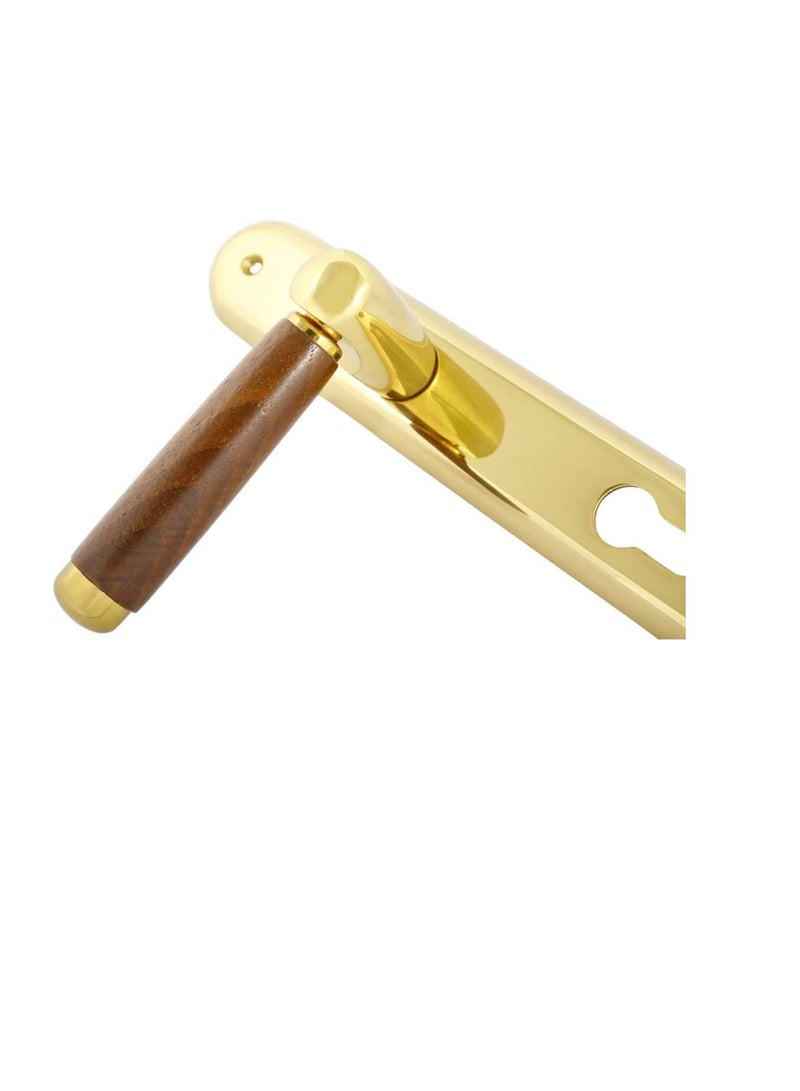 Cal Lever Handle Brass with Lock - Image 3