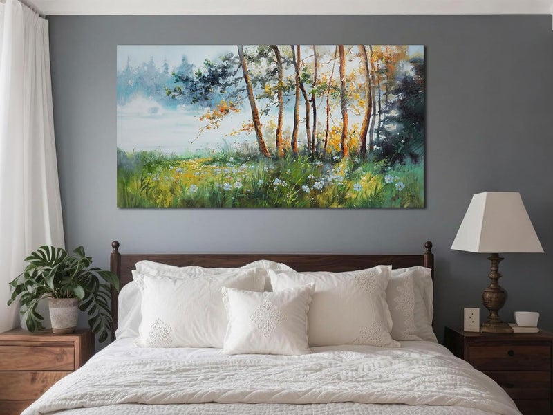 EMODA Premium Framed Canvas Wall Art 50x100 cm – High Resolution Printed Canvas Artwork for Living Room, Bedroom, Office & Hallway – Ready to Hang Wall Décor - Image 4