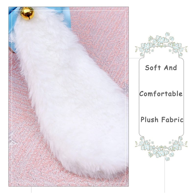 Faylay Cosplay Girl Plush Furry Bunny Ears Headwear Accessory Rabbit Headband (8-BJTLT with tail) - Image 3