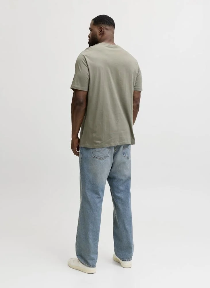 JACK & JONES Plus size short sleeve crew neck t-shirt