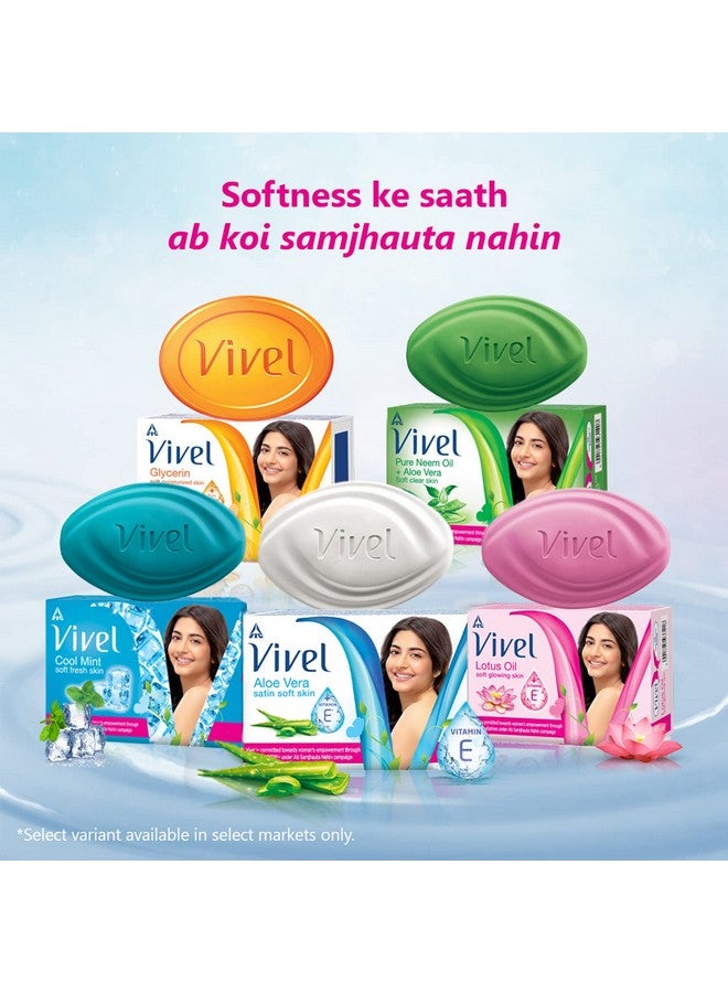 Vivel Cool Mint, Soft Fresh Skin Grade 1 Soap, 600G (150G Pack Of 4), Soap For Women & Men For Soft, Glowing & Moisurised Skin, All Skin Types - Image 5