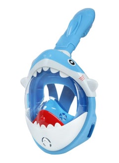 Diving Mask Children's Snorkel Mask Diving Mask Anti-Fog and Anti-Leak Technology Foldable Full Mask with 180° Field of View and Anti-Fog Shark Shape (Blue) - pzsku/Z2B9EC1BA8EBC91CC13C2Z/45/_/1729232266/ea13039f-d55d-43e7-b6bd-4c9e1a30d486