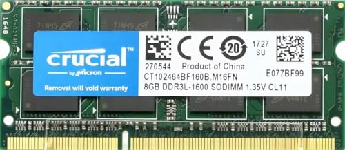 Micron ذاكرة رام كروشيال 8 جيجابايت DDR3 1600 ميجاهرتز CL11 للابتوب CT102464BF160B - Image 3