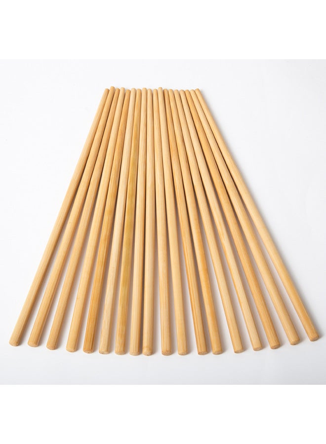 Direct Natural Bamboo Chopsticks Household Hotel Chopsticks No Paint No Wax Bamboo Chopsticks LOGO-Specifications:24cm * 6.0 Carbonization Belt Section  - Image 5