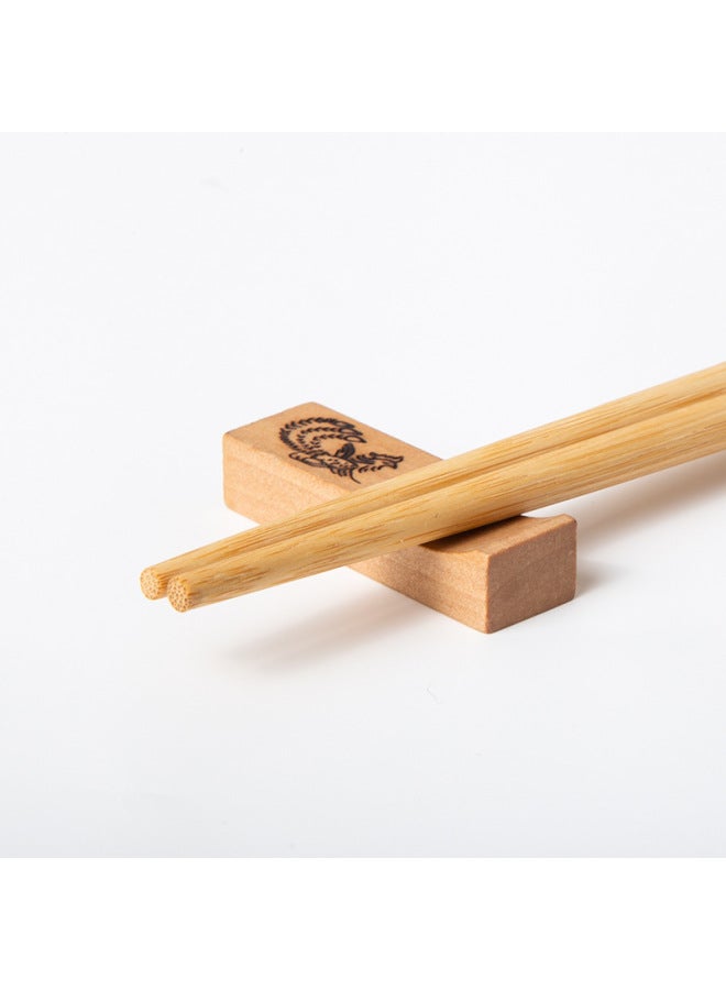 Direct Natural Bamboo Chopsticks Household Hotel Chopsticks No Paint No Wax Bamboo Chopsticks LOGO-Specifications:24cm * 6.0 Carbonization Belt Section  - Image 4