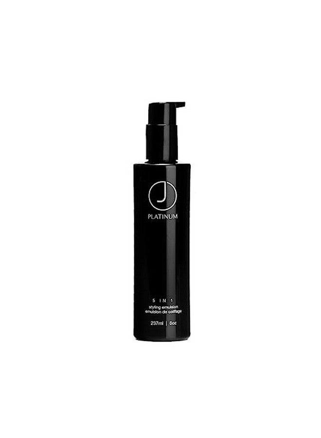 J Beverly Hills Platinum 5 In 1 Leavein Styling Emulsion Cream With Argan Oil For Heat Protection 8 Oz  - Image 1
