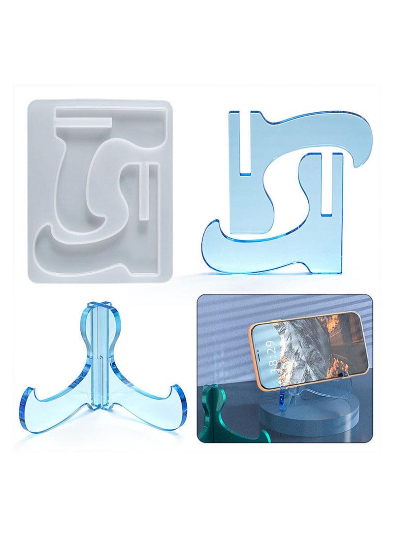 قالب سيليكون لقاعدة هاتف موبايل من راتنج الإيبوكسي – قالب مرن ومتين لإنشاء حوامل هواتف مخصصة - Image 1