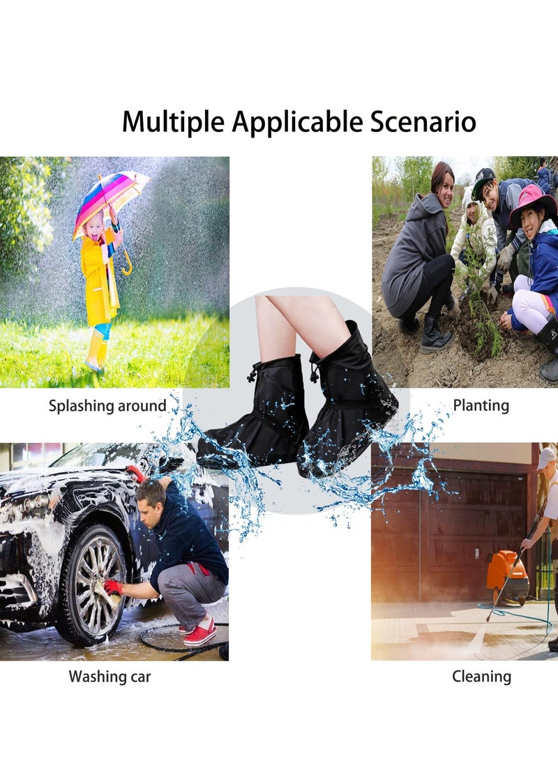 KASTWAVE Shoe Covers for Rain and Snow Boot Covers Reusable Foldable Rain Shoes Cover 3XL  - Image 5