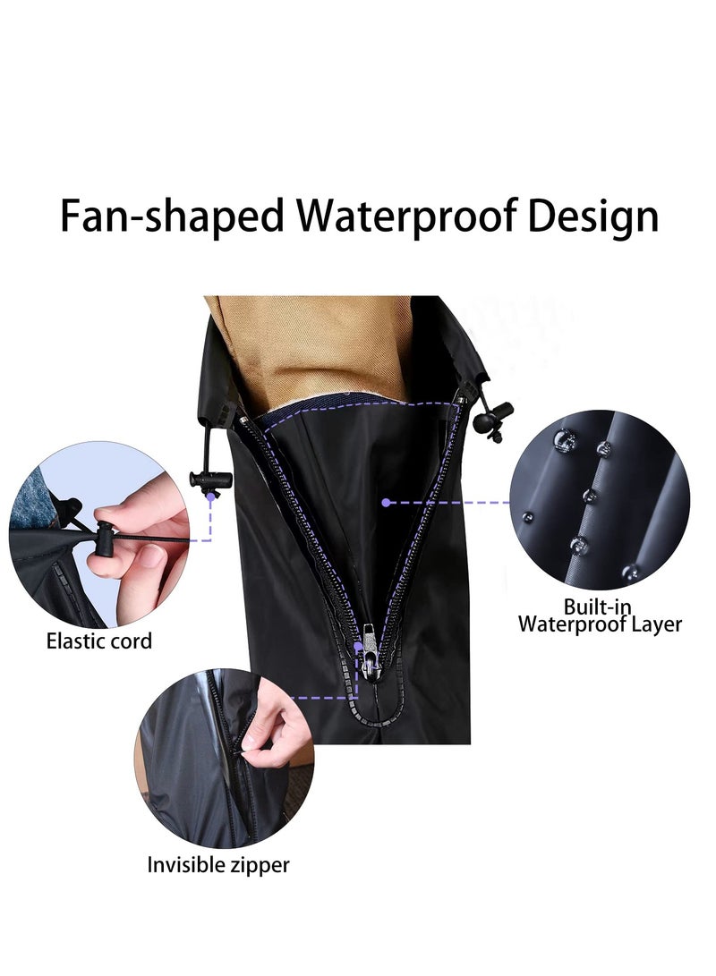 KASTWAVE Shoe Covers for Rain and Snow Boot Covers Reusable Foldable Rain Shoes Cover 3XL  - Image 4