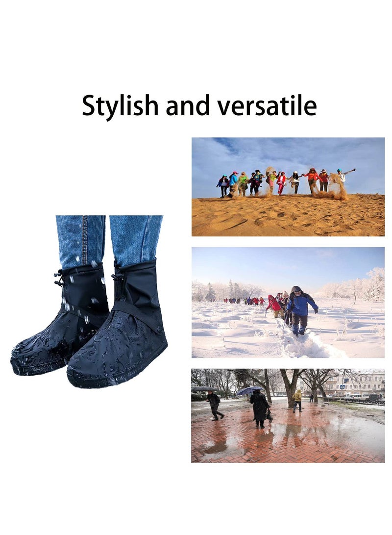 KASTWAVE Shoe Covers for Rain and Snow Boot Covers Reusable Foldable Rain Shoes Cover 3XL  - Image 3