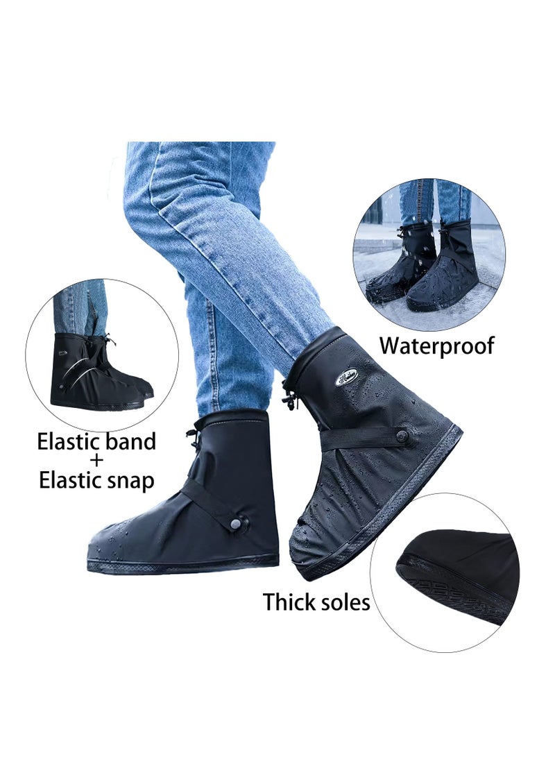 KASTWAVE Shoe Covers for Rain and Snow Boot Covers Reusable Foldable Rain Shoes Cover 3XL  - Image 2