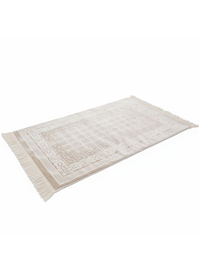 Museum Memory Foam Prayer Mat Safaa. Velvet Comfortable Prayer Rug. Elegant Essential Design Sajadah with Foam. - Image 2