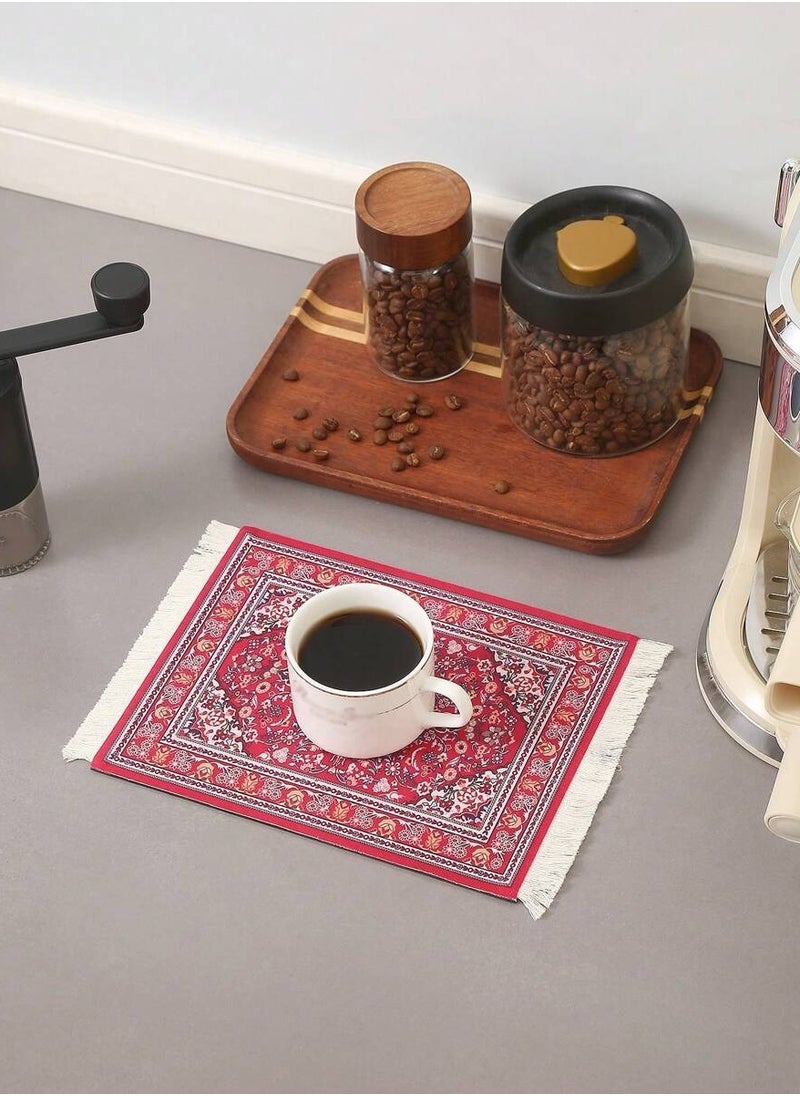 ماركة غير محددة - ماوس باد أنيق بتصميم السجاد العربي متعدد الأستخدامات - Image 1